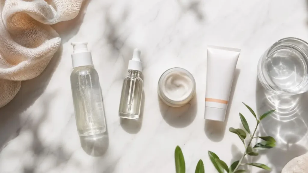 rotina skincare pele sensível protetor solar mineral manhã