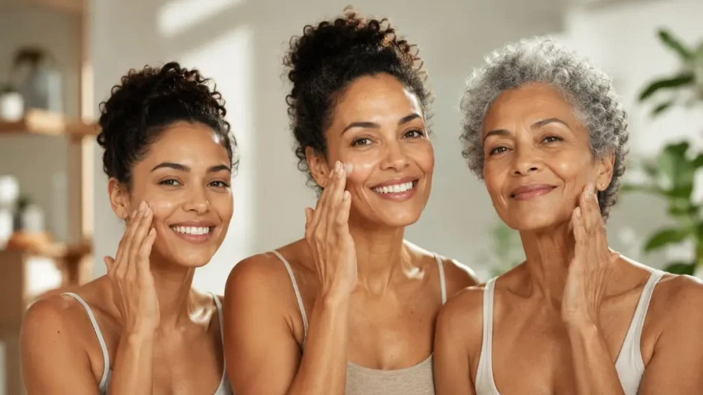 skincare natural resultados pele saudável diferentes idades mulheres brasileiras