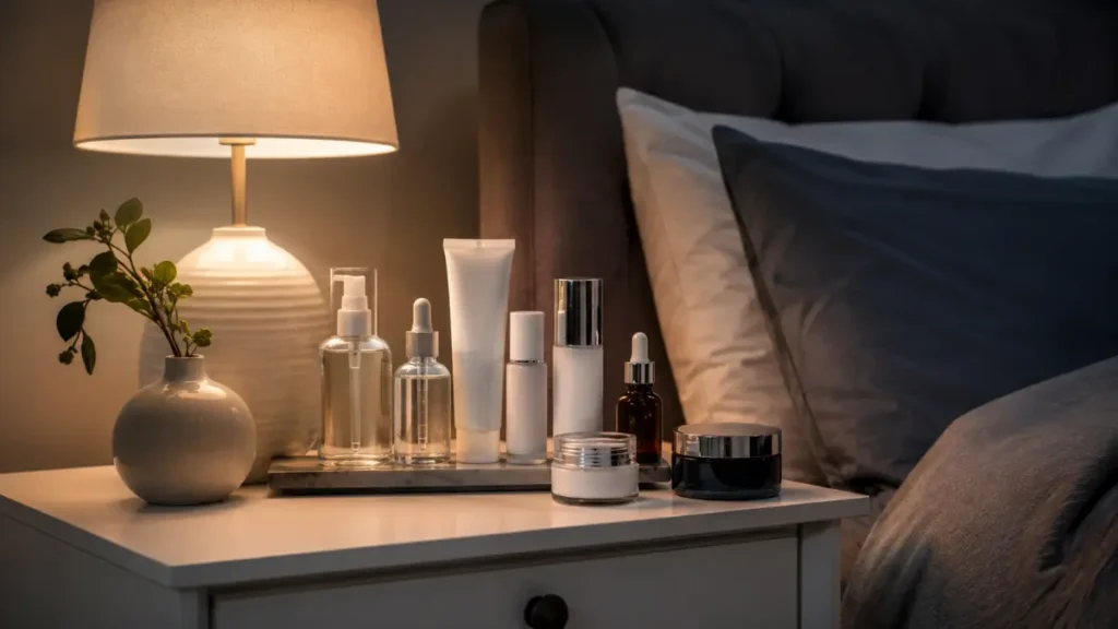 rotina skincare noturna produtos ordem correta