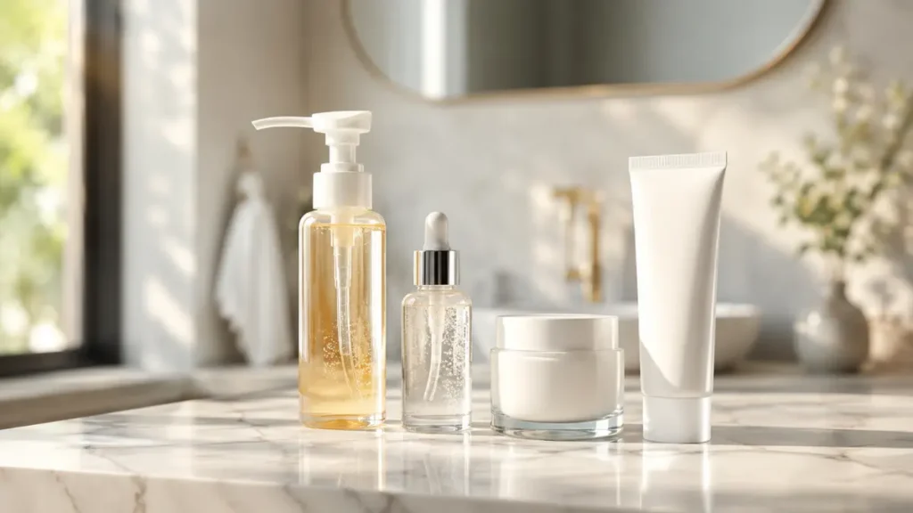 rotina skincare matinal produtos sequência correta