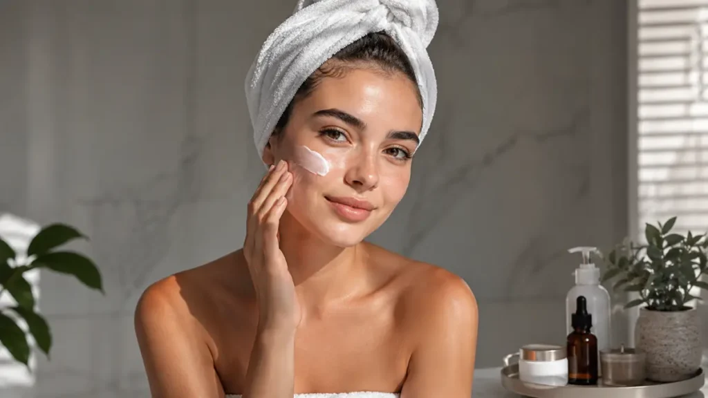Pele radiante com skincare matinal