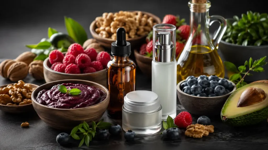 alimentos antioxidantes pele saudável prevenir rugas alimentação
