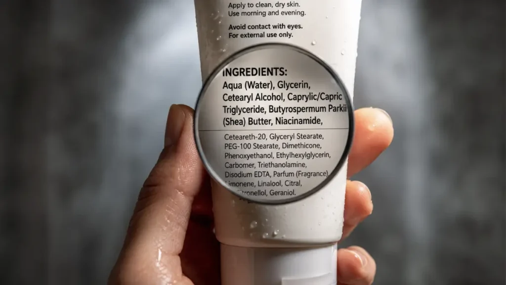 como ler lista ingredientes cosméticos INCI skincare