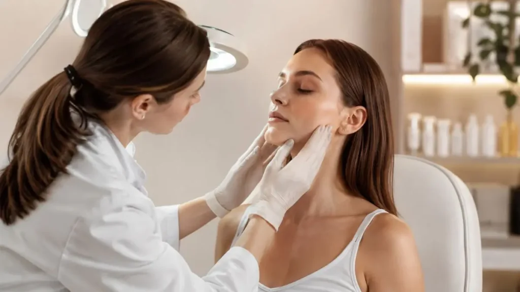 consulta dermatologista pele seca avaliação diagnóstico