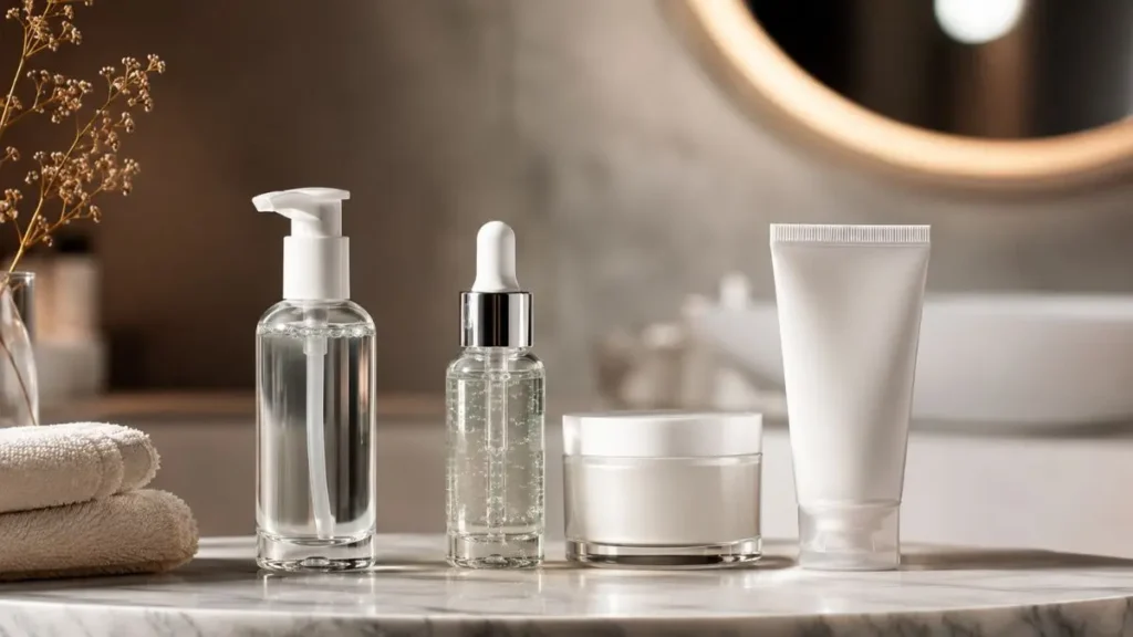 rotina skincare pele seca produtos ordem aplicação