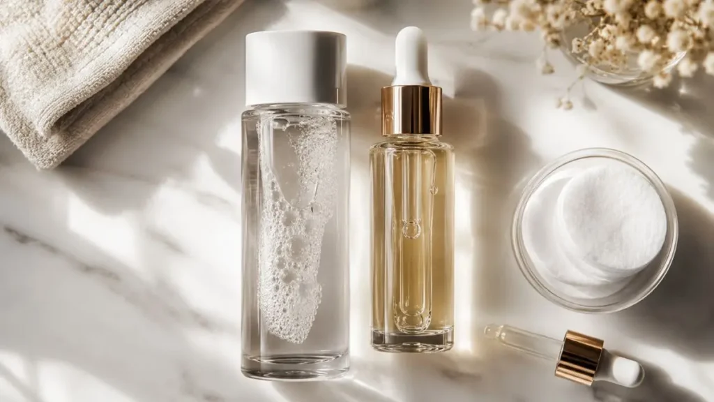 diferença entre tônico e sérum skincare rotina de cuidados com a pele