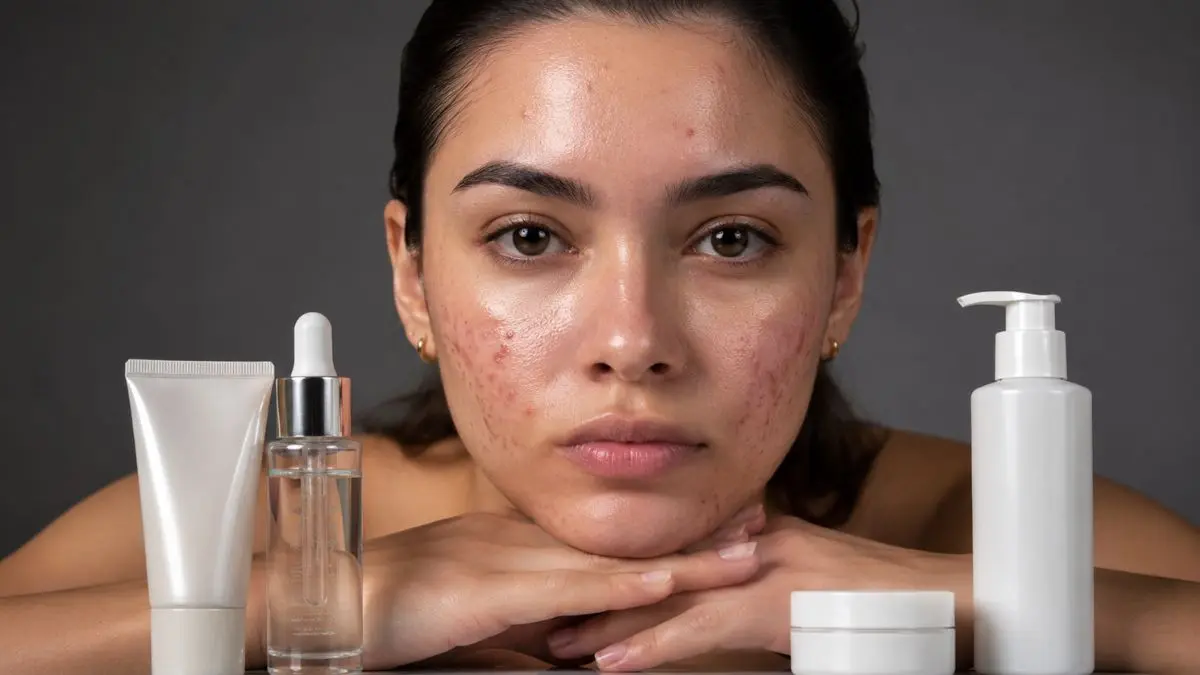 Pele Oleosa com Acne