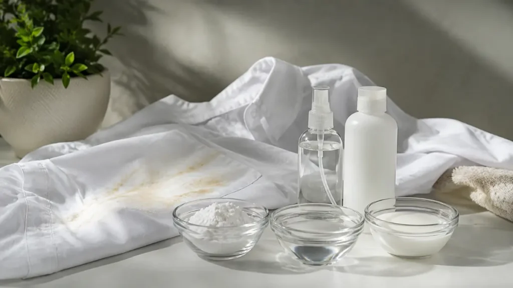 produtos caseiros tirar mancha protetor solar roupa