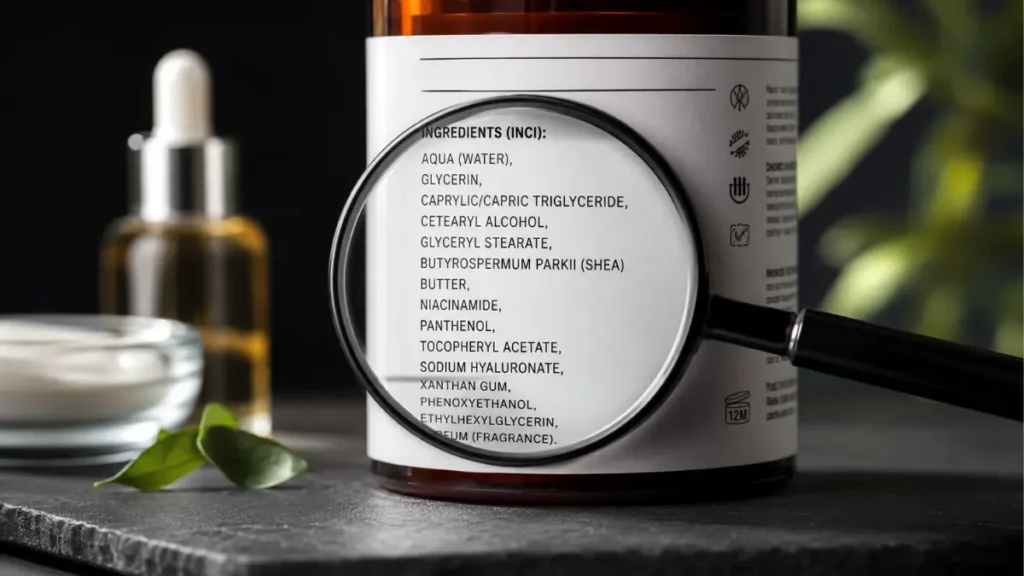 como ler lista de ingredientes ativos cosmético