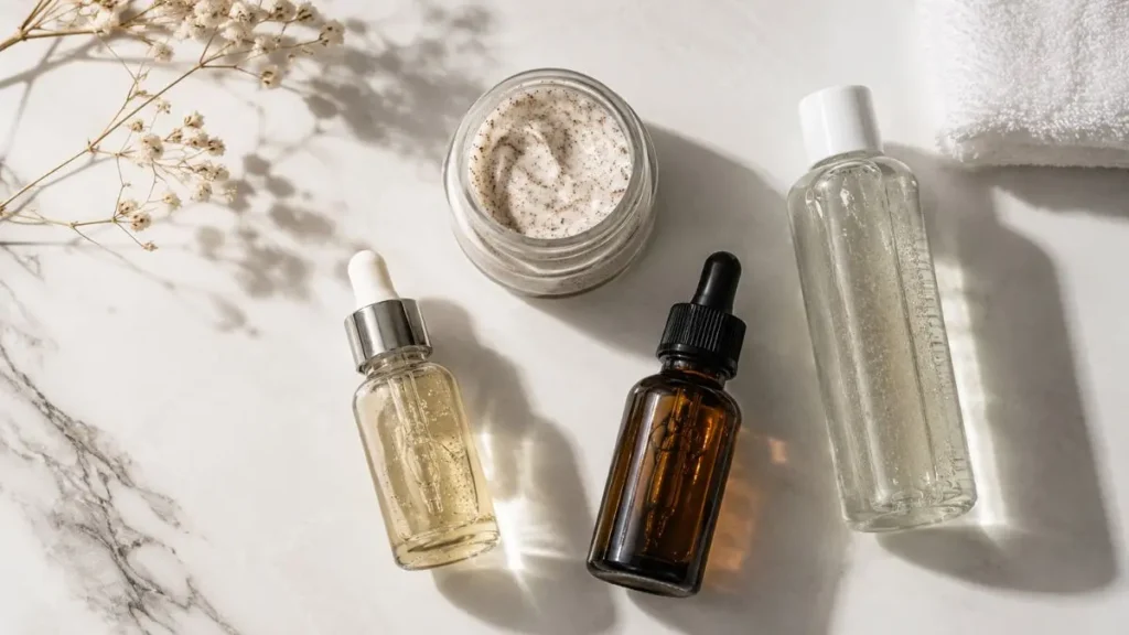 produtos esfoliação facial tipos frequência skincare