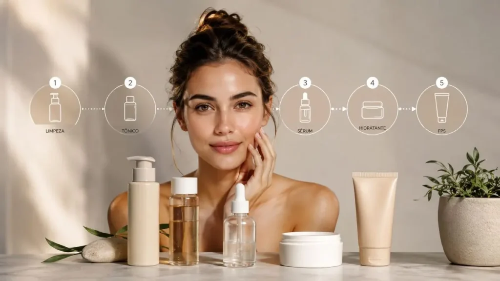 ordem de aplicação skincare rotina tônico sérum hidratante protetor solar