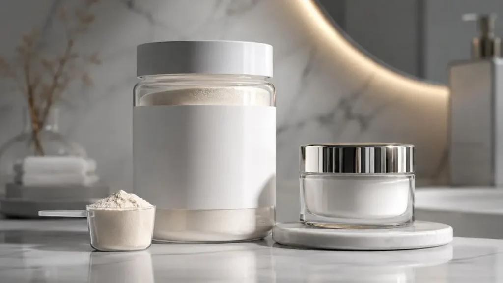 colágeno hidrolisado suplemento versus cosmético diferença