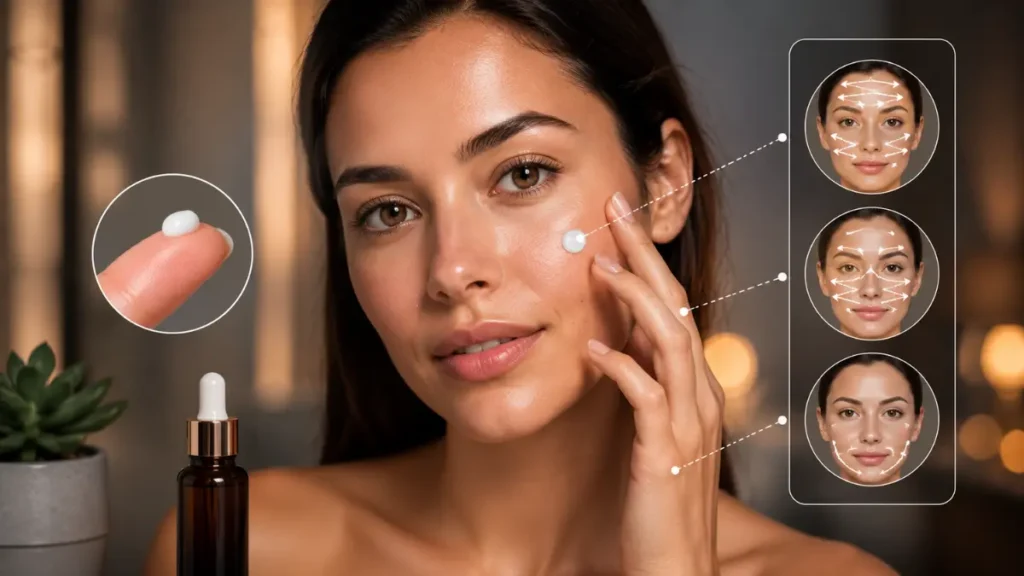 passo a passo aplicação retinol quantidade correta