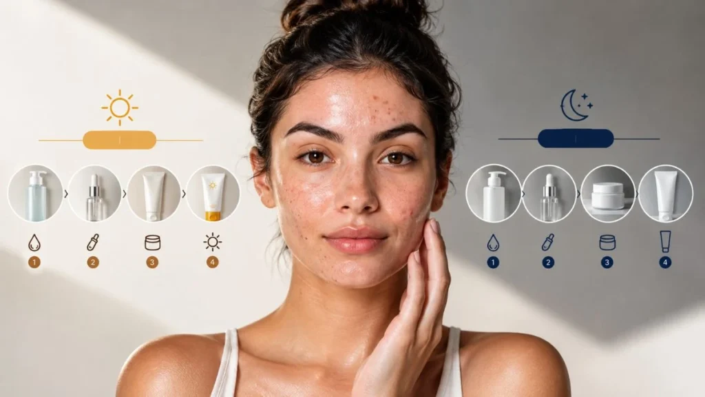 Pele Oleosa com Acne: Como Cuidar da Pele com Segurança 5 Rotina simples para pele oleosa com acne