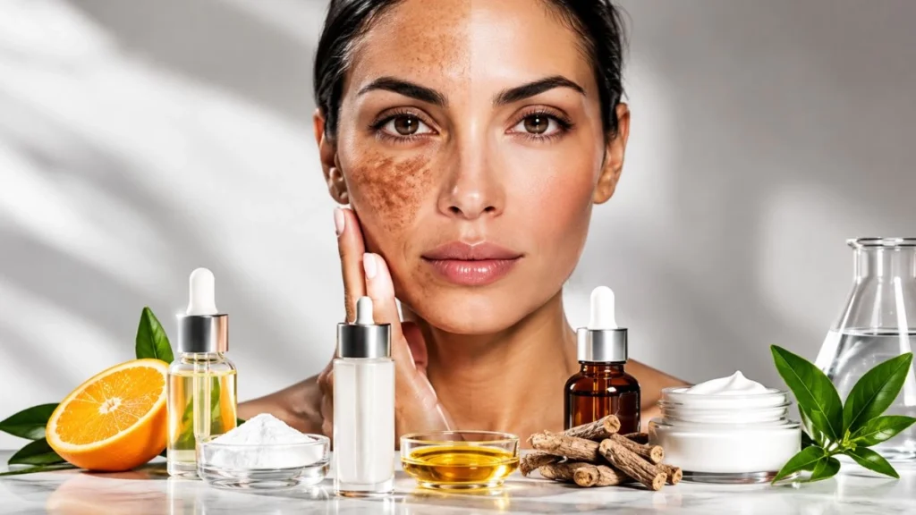 Melasma: Causas, Cuidados e Como Tratar com Segurança 3 Quais ingredientes podem ser usados para melasma?