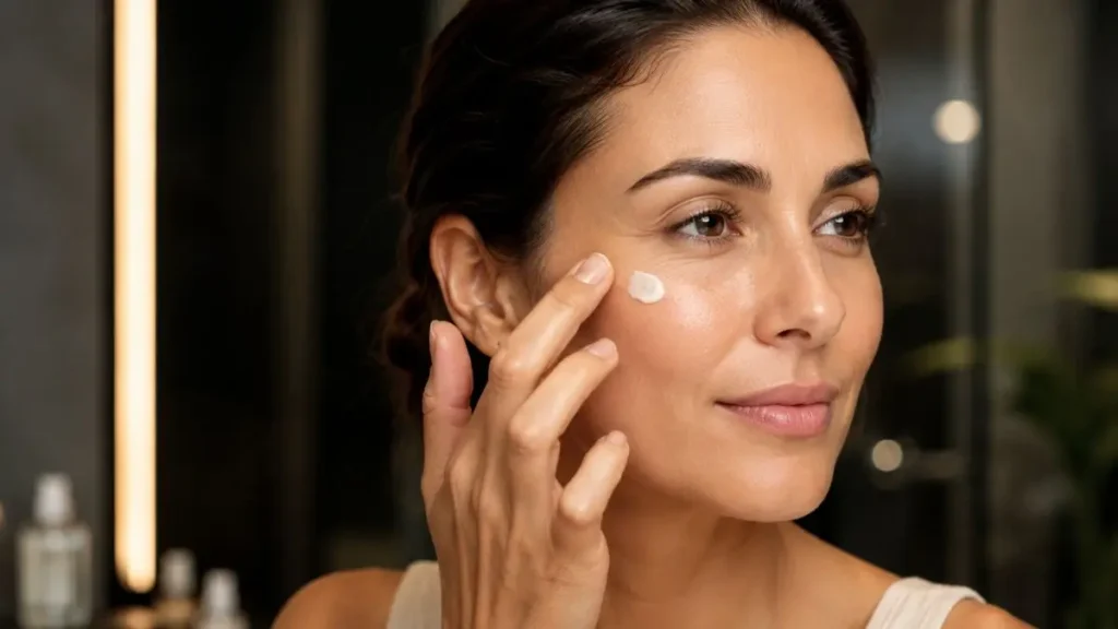 quantidade correta creme antirrugas aplicação