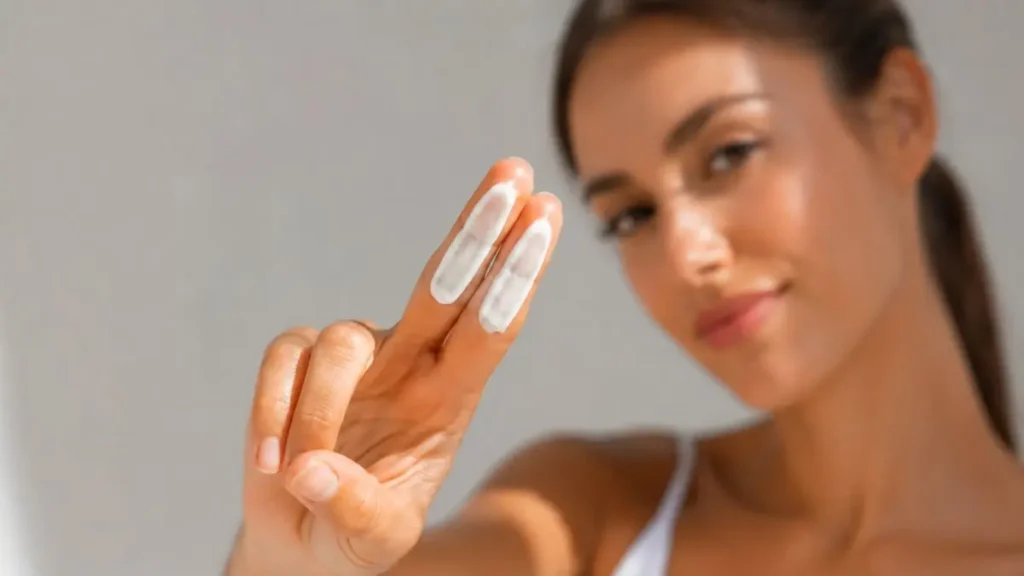 Quanto Protetor Solar Usar no Rosto? Guia Prático 2 regra dois dedos quantidade protetor solar rosto